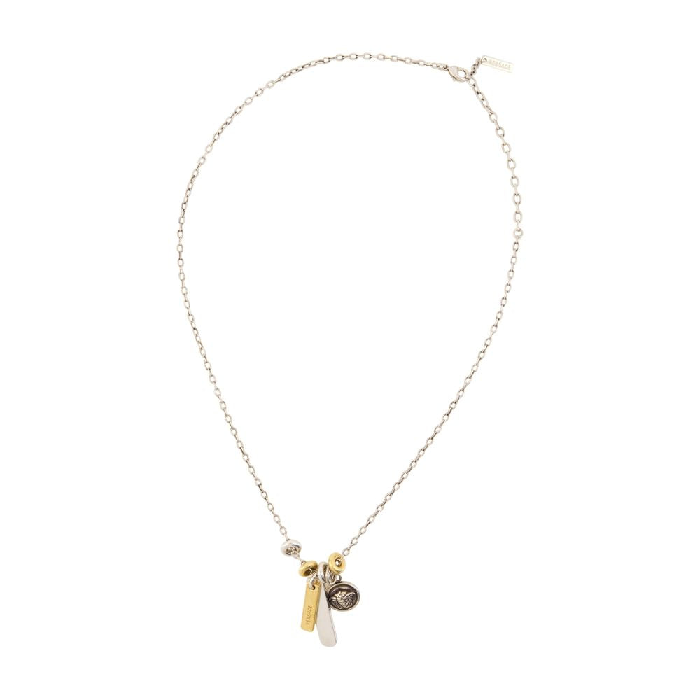 Versace Charm Necklace — Gold Metal Necklaces