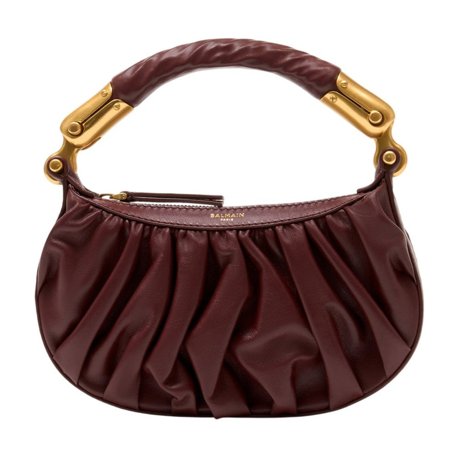 Balmain Mini Bag — Brown Calfskin