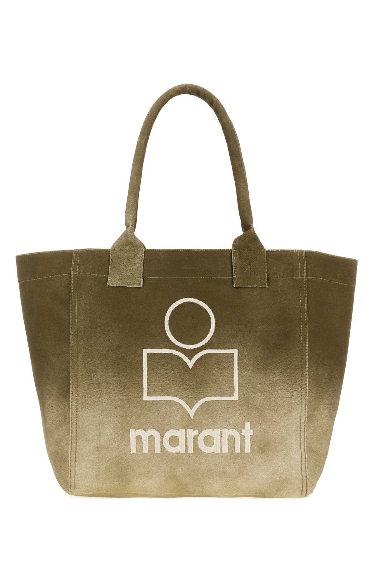 Isabel Marant Tote Bag — Khaki Exterior: Cotton