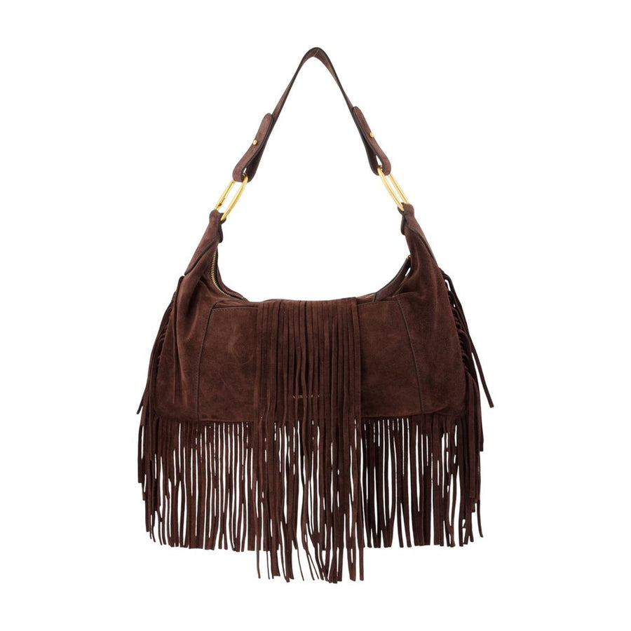 Vanessa Bruno Mathilde Shoulder Bag — Brown Cowhide