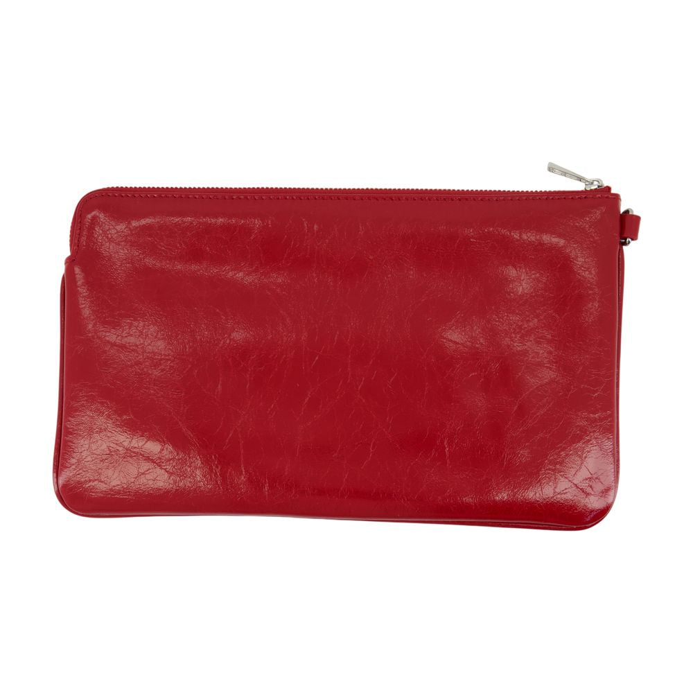 Zadig & Voltaire Calfskin Leather Wallet — Red Accessories /