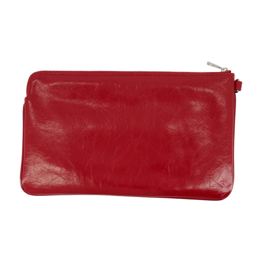 Zadig & Voltaire Calfskin Leather Wallet — Red Accessories /