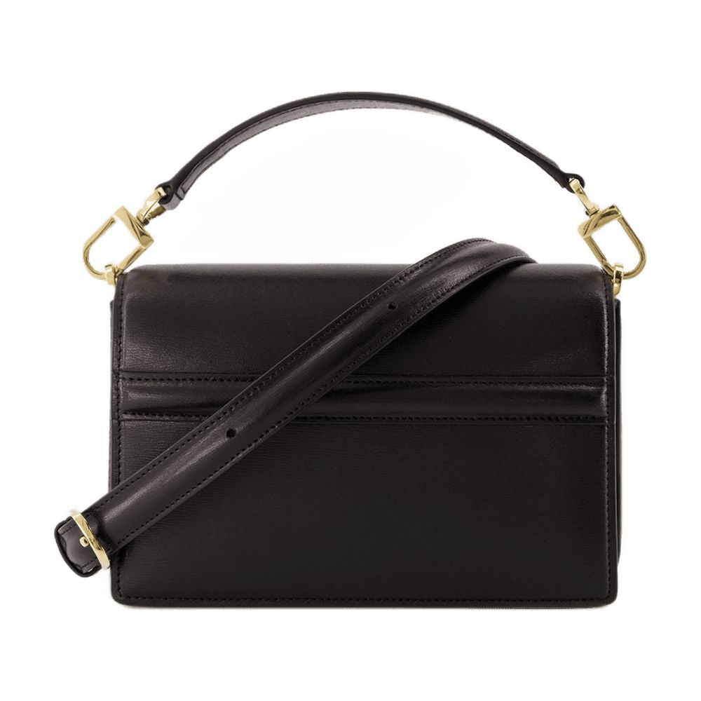 Toteme Shoulder Bag — Black Cowhide