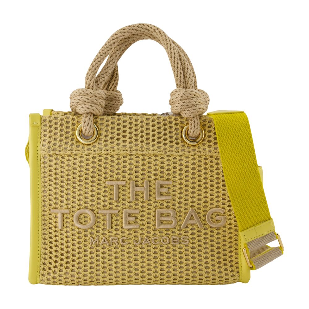 Marc Jacobs Textured Synthetic Tote Bag — Yellow