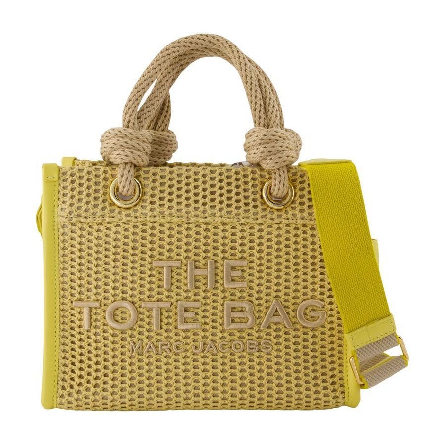 Marc Jacobs Textured Synthetic Tote Bag — Yellow