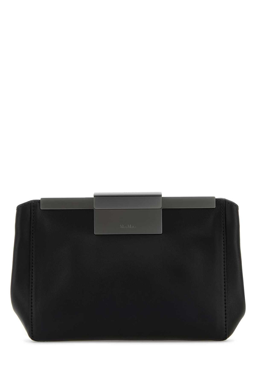 Max Mara Leather Belt Bag — Black