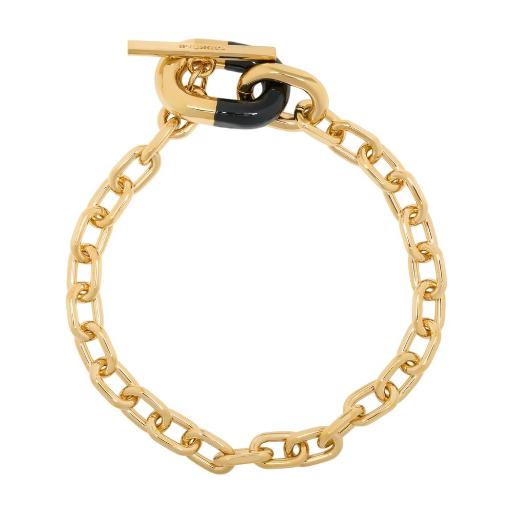 Rabanne Chain-Link Metal Bracelet — Gold Bracelets