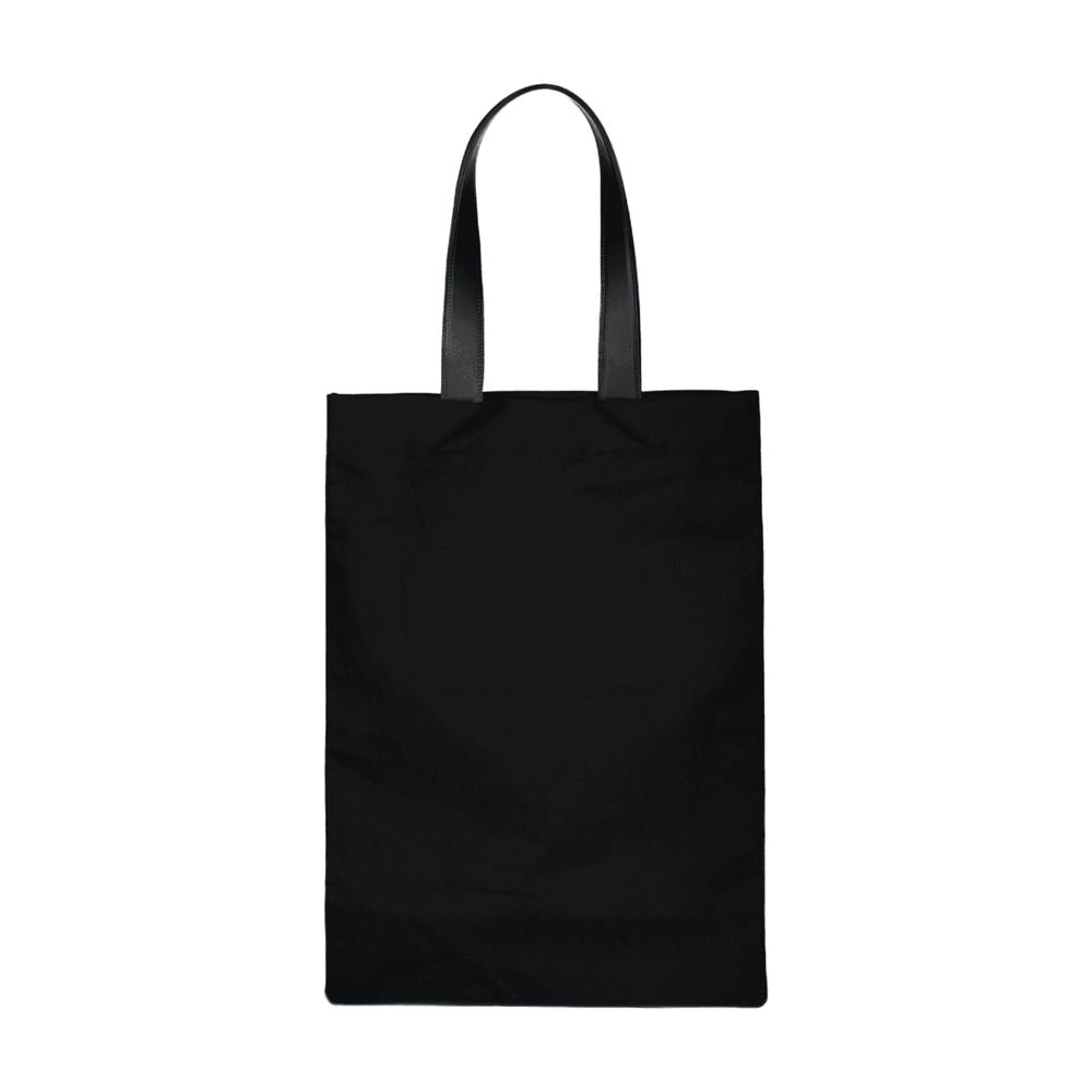 Jil Sander Book Tote Bag — Black Cotton