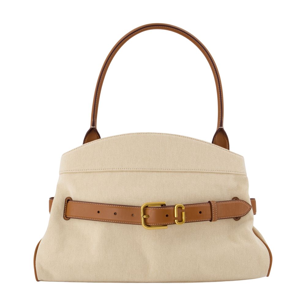 Marc Jacobs Shoulder Bag — Beige Cotton