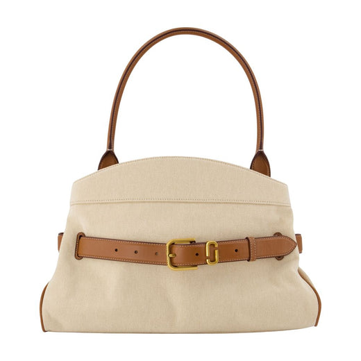 Marc Jacobs Shoulder Bag — Beige Cotton