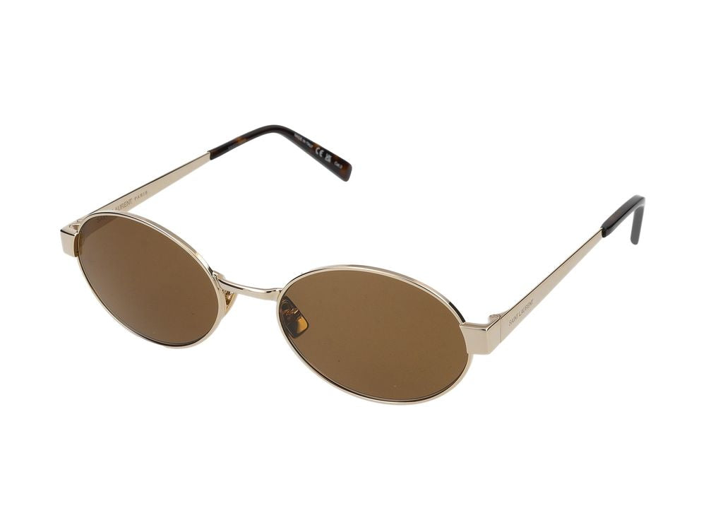 Saint Laurent Sl Sunglasses — Gold Metal