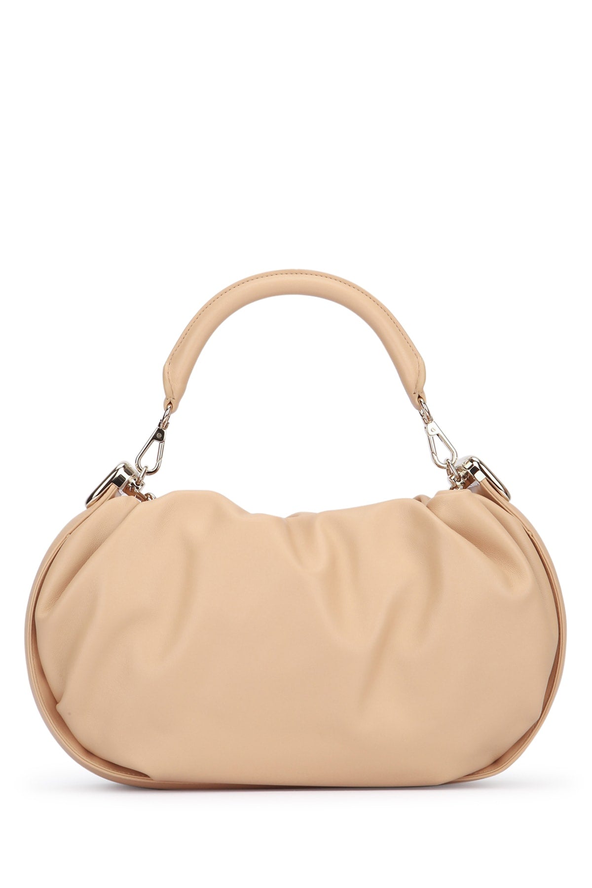 Roger Vivier Quilted Leather Shoulder Bag — Beige