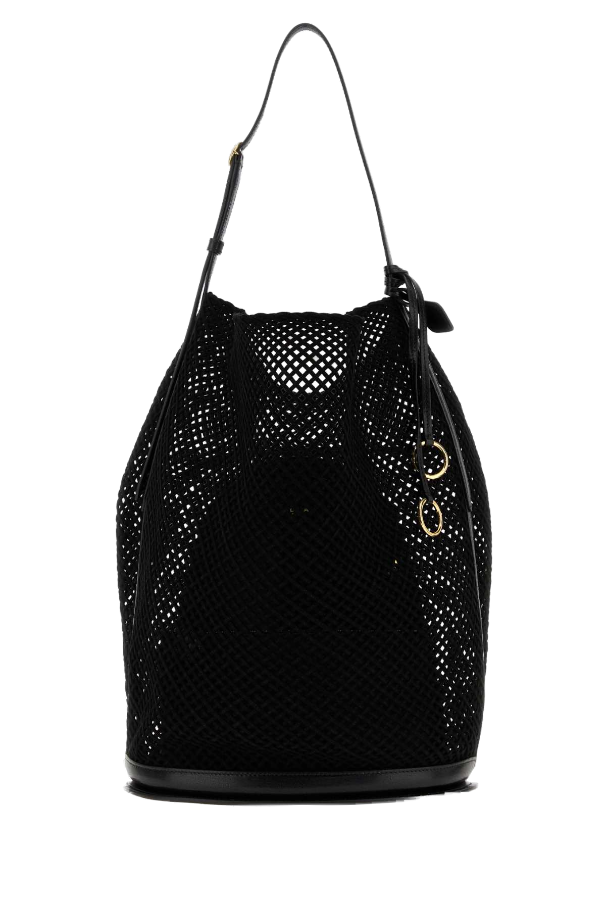 Alaia Le Hip Bucket Bag — Black
