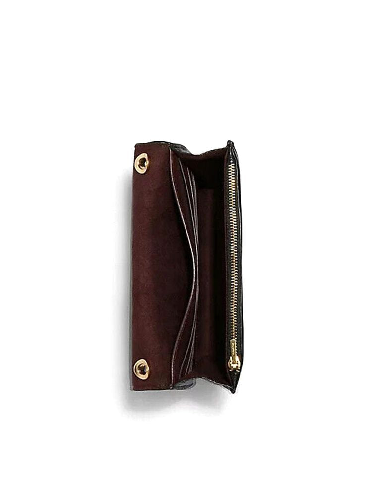 Coach Georgie Crossbody Bag — Black Leather