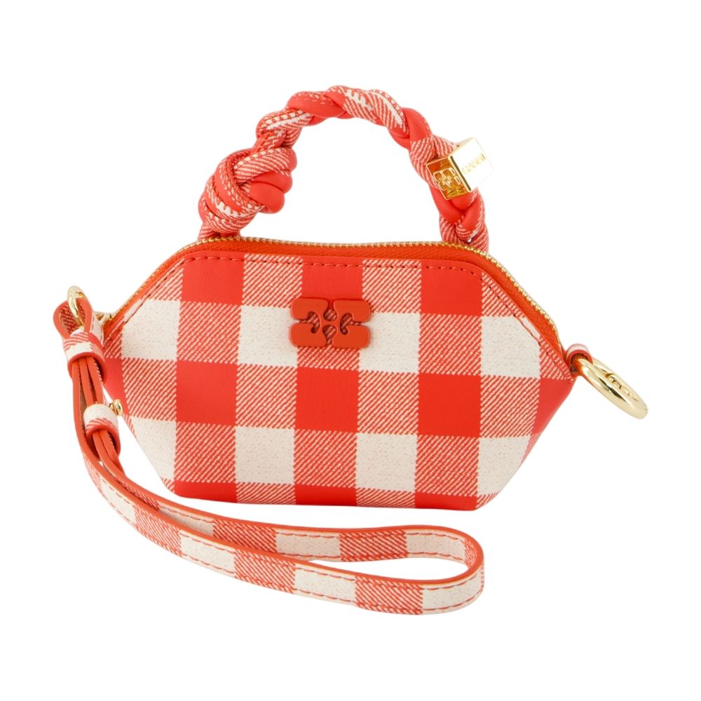Ganni Bou Mini Bag — Red Calfskin