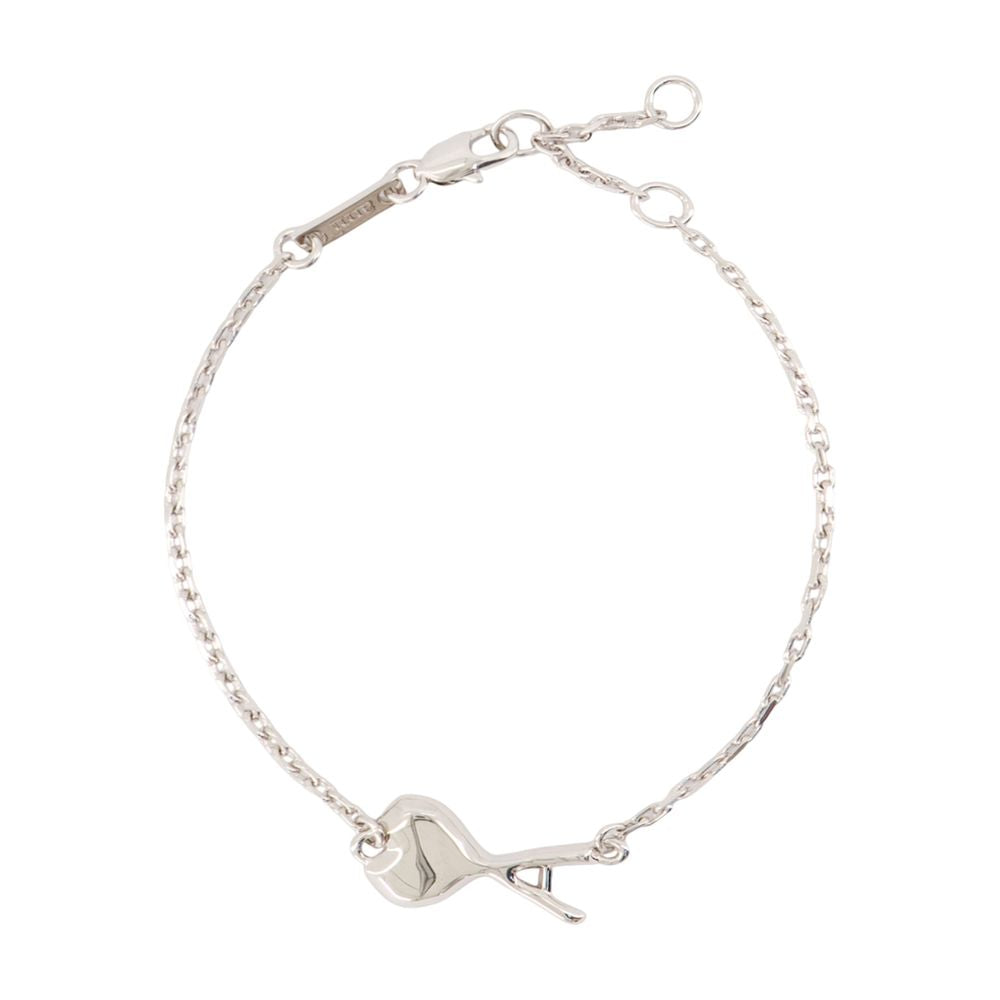Ami Paris Hammered Metal Bracelet — Silver Bracelets
