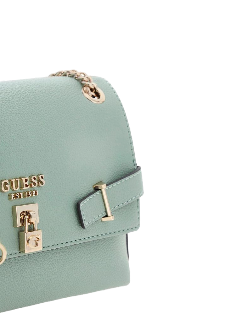 Guess Crossbody Bag — Green Polyurethane