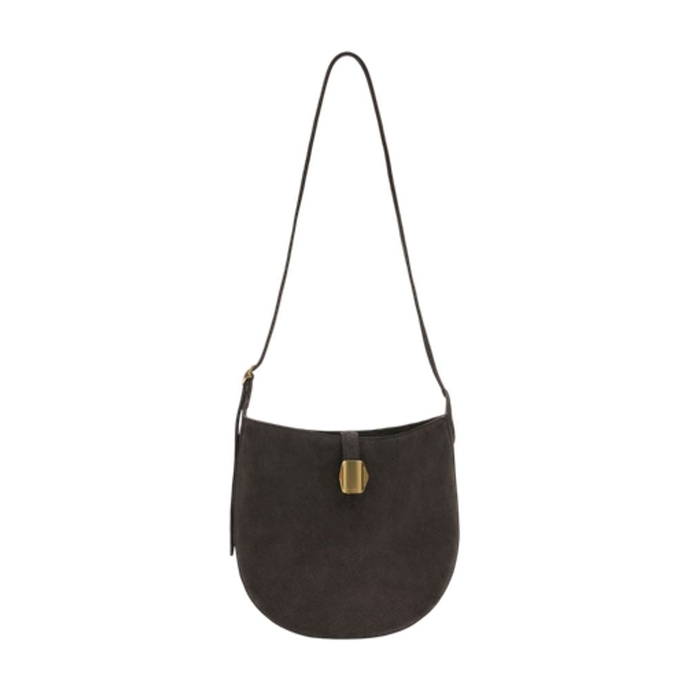 Officine Générale Leather Shoulder Bag — Brown Cowhide