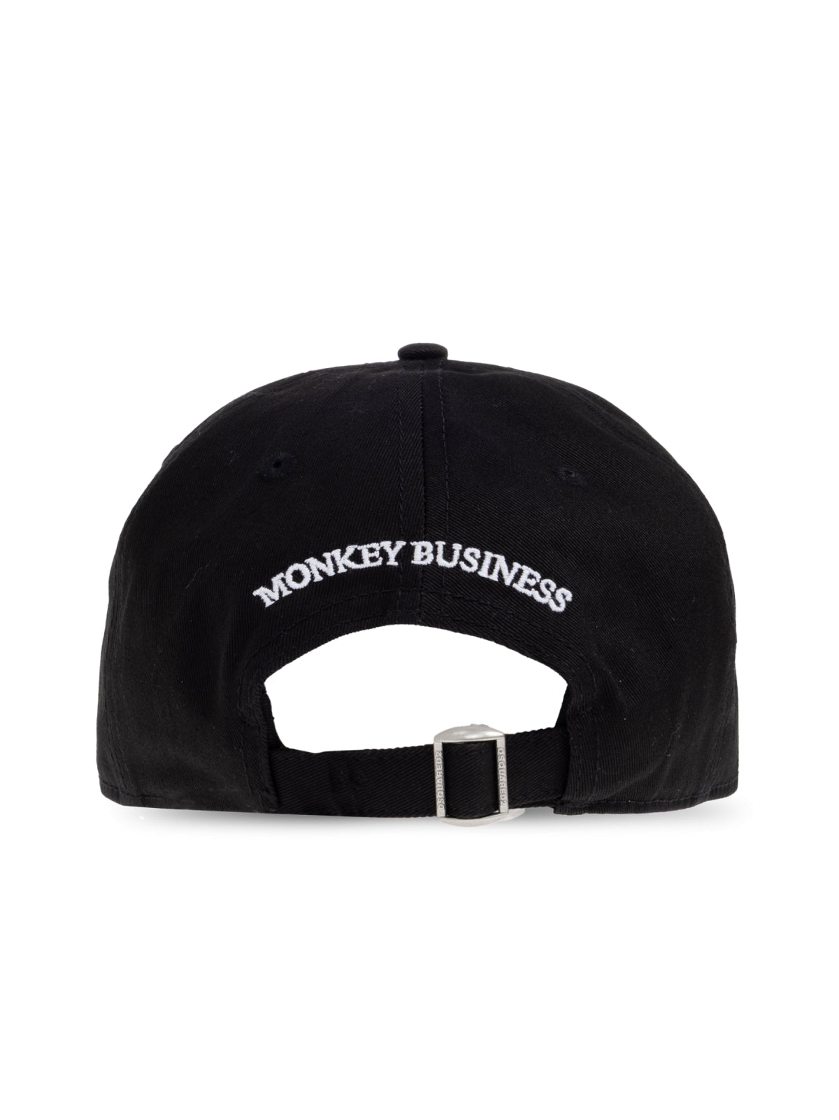 Dsquared2 Bcm098205c000012124 Logo-Embroidered Baseball Cap — Black Cotton Caps