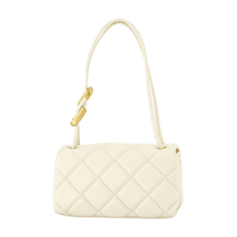 Marc Jacobs Quilted Cowhide Shoulder Bag — White