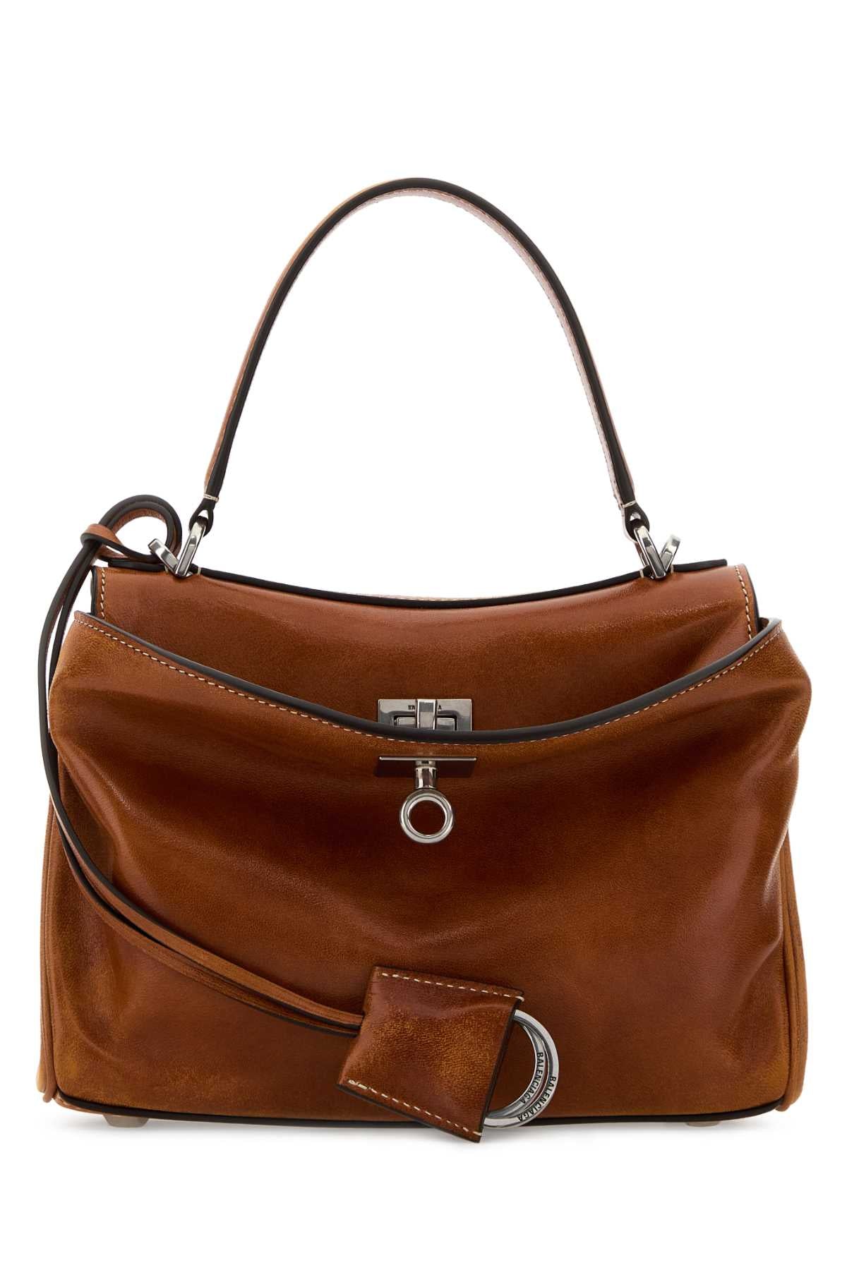 Balenciaga Handle Top Bag — Brown
