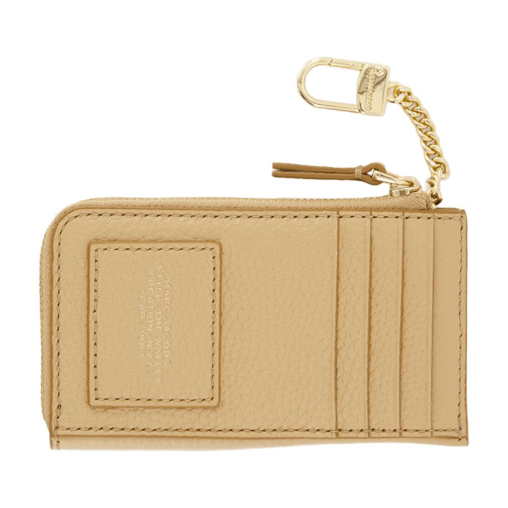 Marc Jacobs Wallet — Beige Calfskin