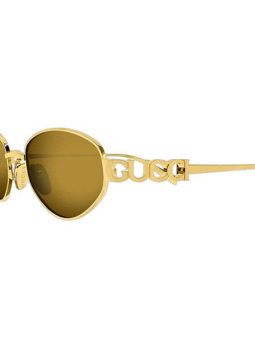 Gucci Gg1935s Metal Frame Sunglasses — Gold