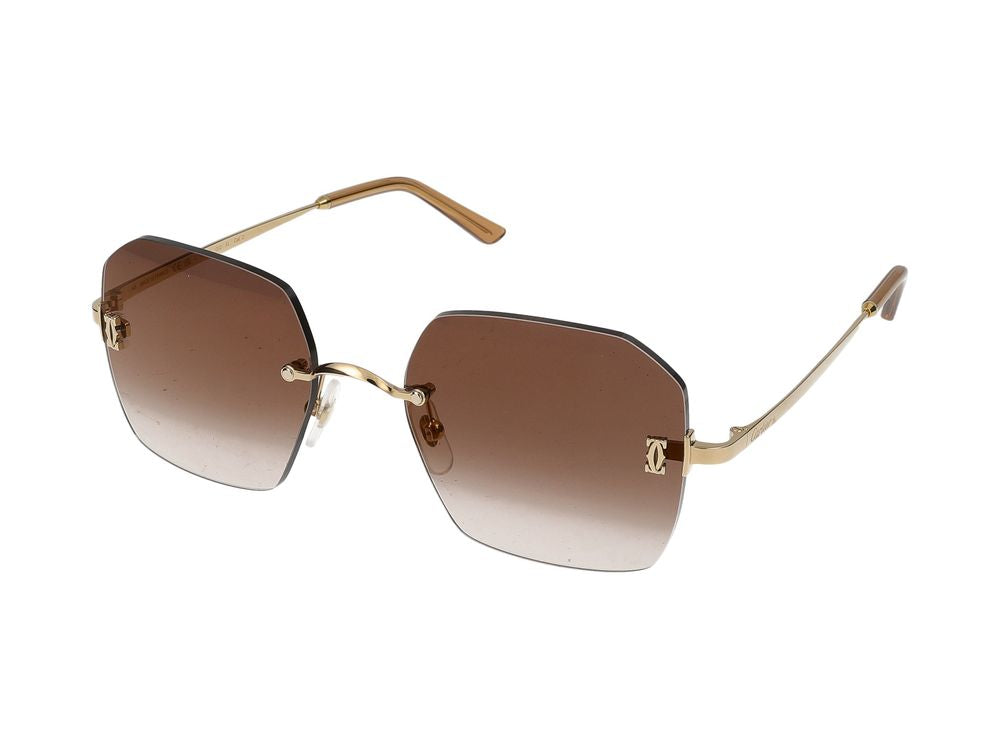 Cartier Ct0591s Sunglasses — Gold Metal