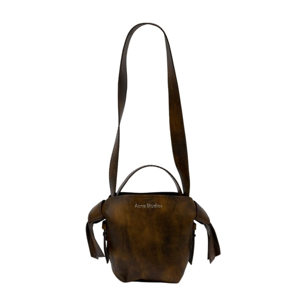 Acne Studios Shoulder Bag — Brown Calfskin