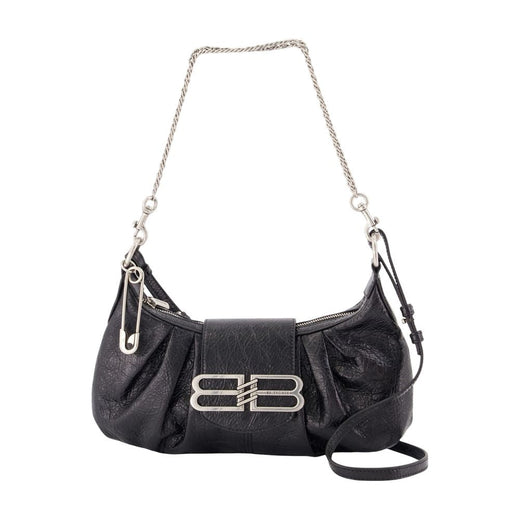 Balenciaga Shoulder Bag — Black Lambskin