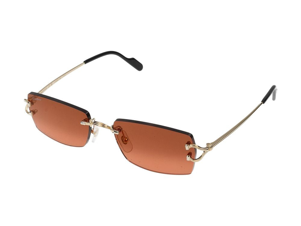 Cartier Ct0550s Sunglasses — Gold Metal