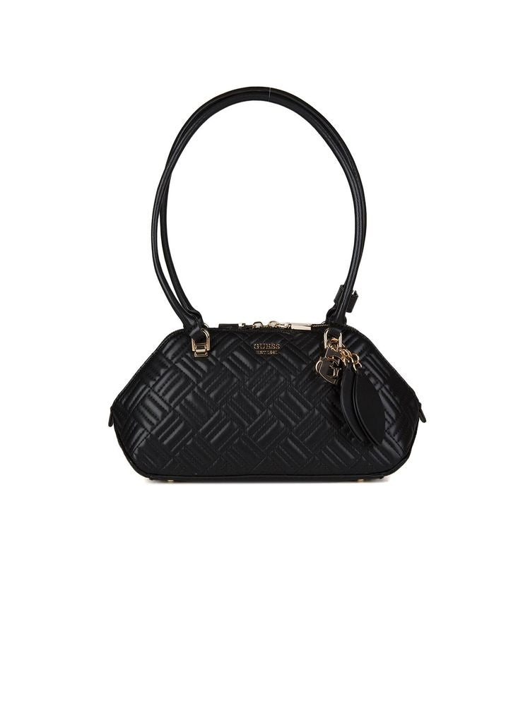 Guess Shoulder Bag — Black Polyurethane