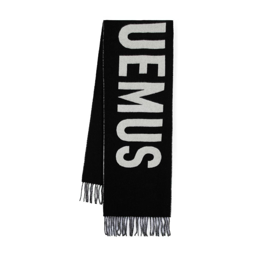 Jacquemus Scarf — Black Wool Scarfs