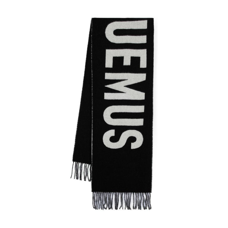 Jacquemus Scarf — Black Wool Scarfs