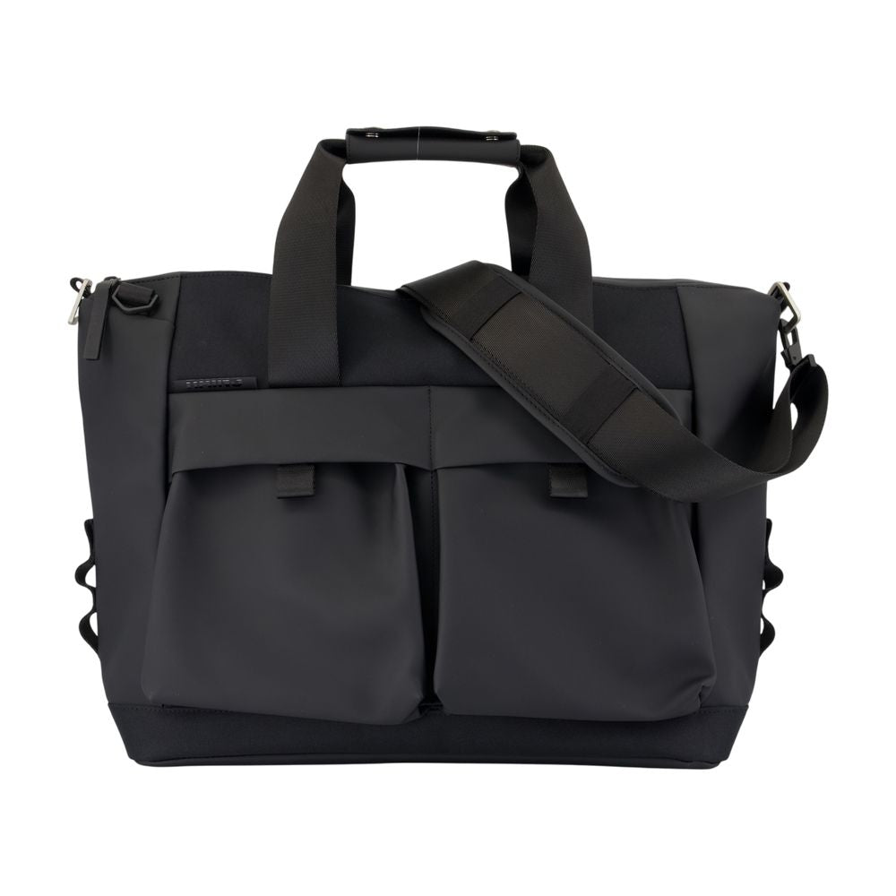 Rains Top Handle Bag — Black Synthetic