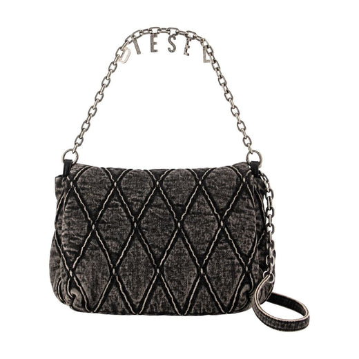 Diesel Shoulder Bag — Black Cotton