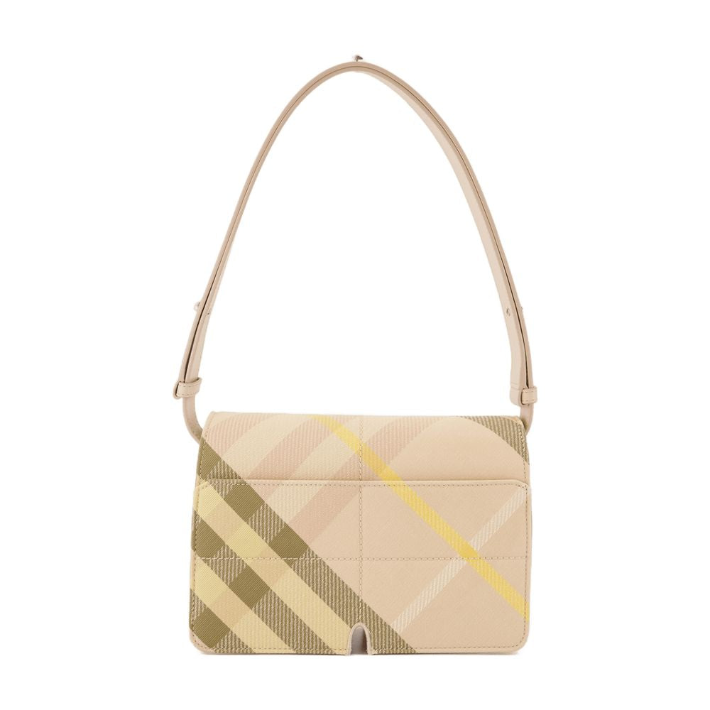 Burberry Shoulder Bag — Beige Synthetic