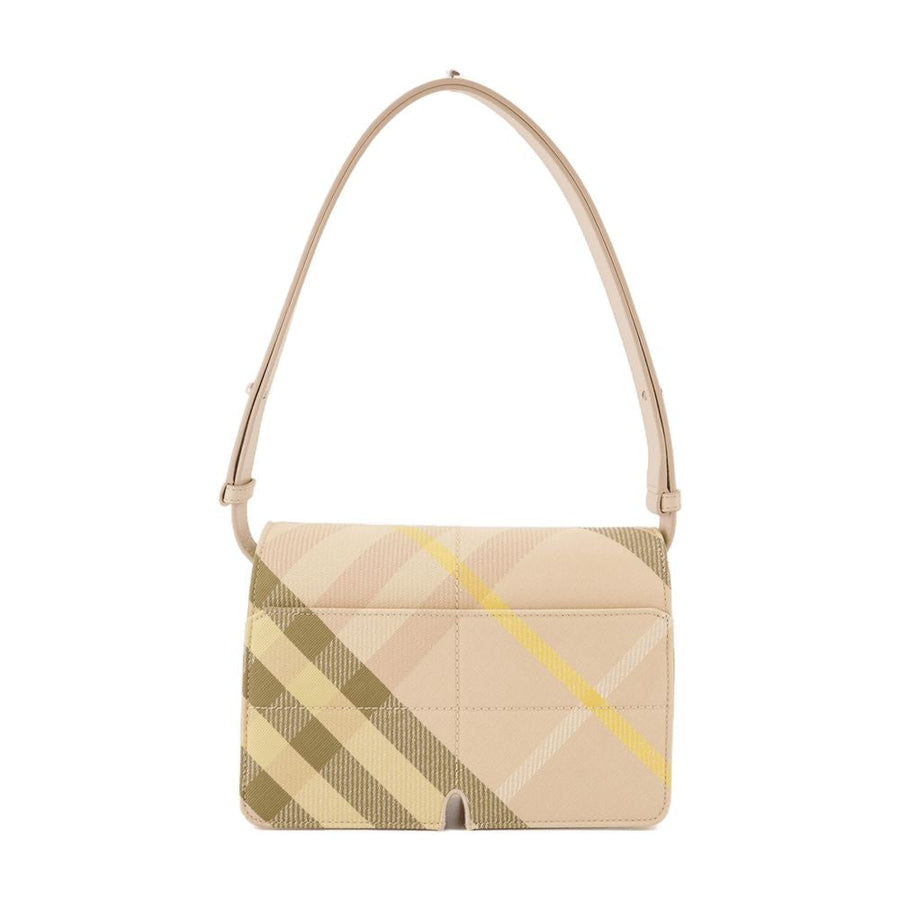 Burberry Shoulder Bag — Beige Synthetic