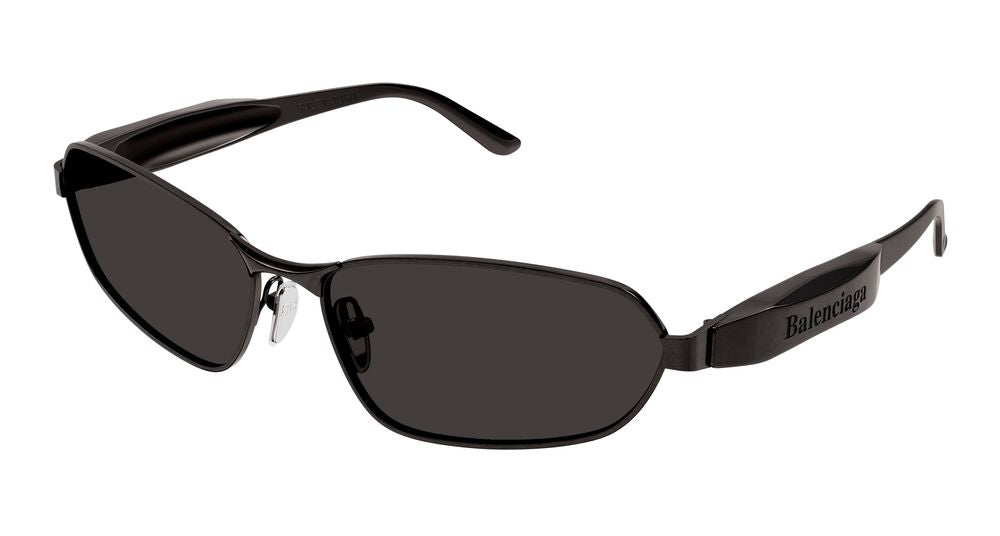 Balenciaga Bb0355s Sunglasses — Grey Metal