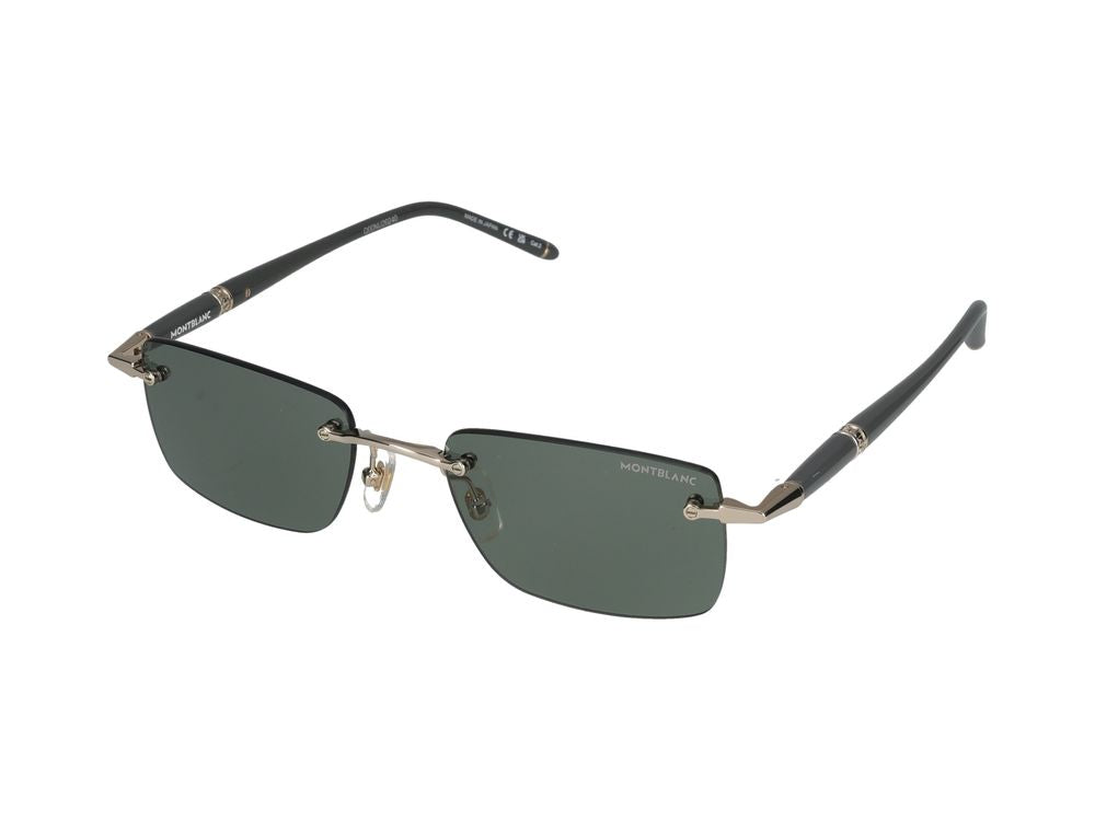 Montblanc Mb0344s Sunglasses — Gold Metal