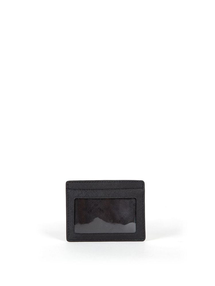 Michael Kors Jet Set Travel Card Case — Black Leather Cases