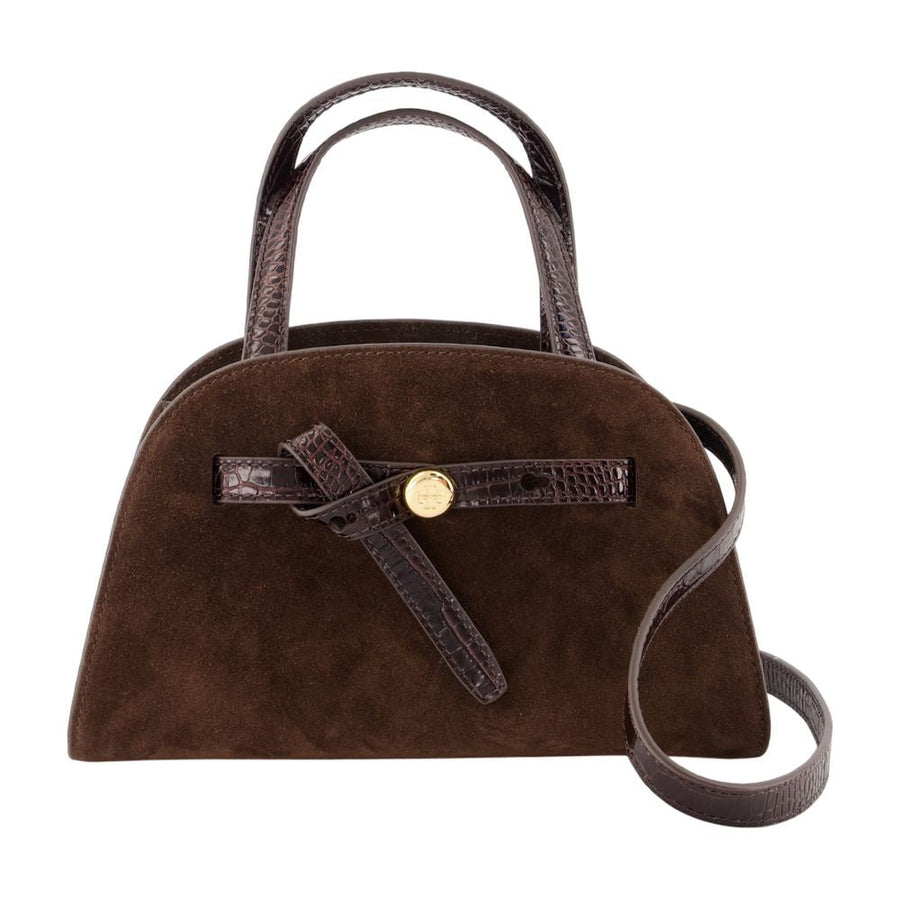 Tory Burch Romy Shoulder Bag — Brown Calfskin