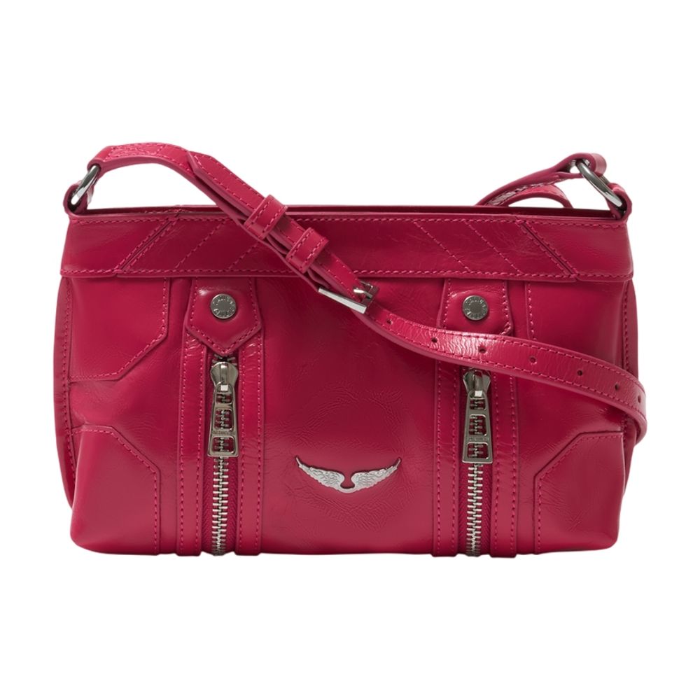 Zadig & Voltaire Sunny Mood Crossbody Bag — Pink Calfskin
