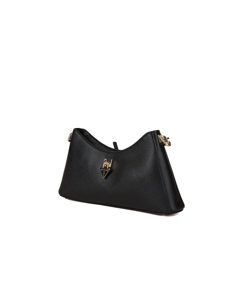 Guess Shoulder Bag — Black Polyurethane