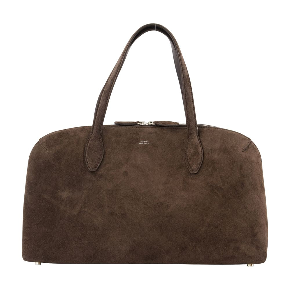 Toteme Calfskin Shoulder Bag — Brown