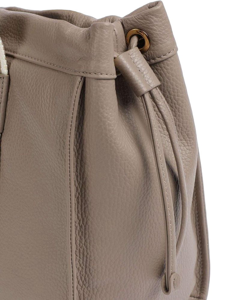 Coccinelle Tote Bag — Taupe Cow Leather