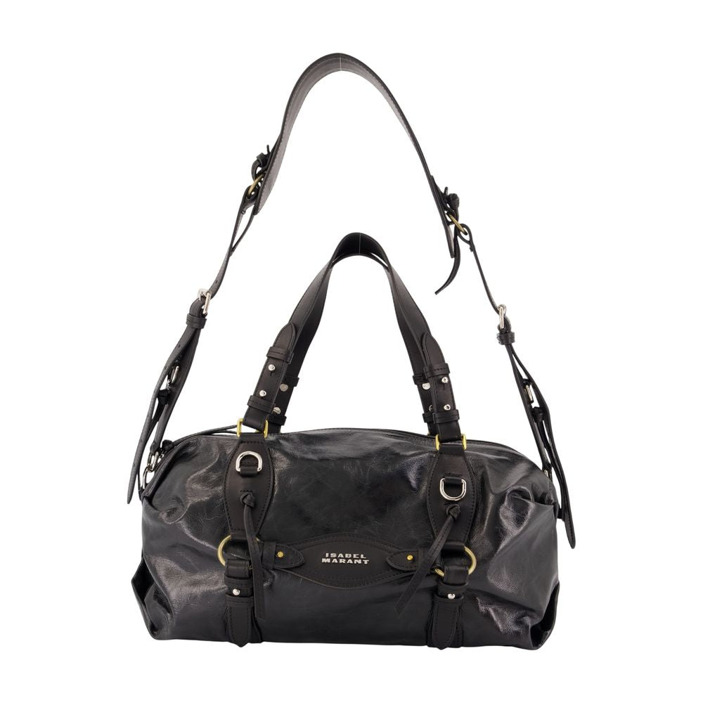 Isabel Marant Tilpa Shoulder Bag — Black Cowhide