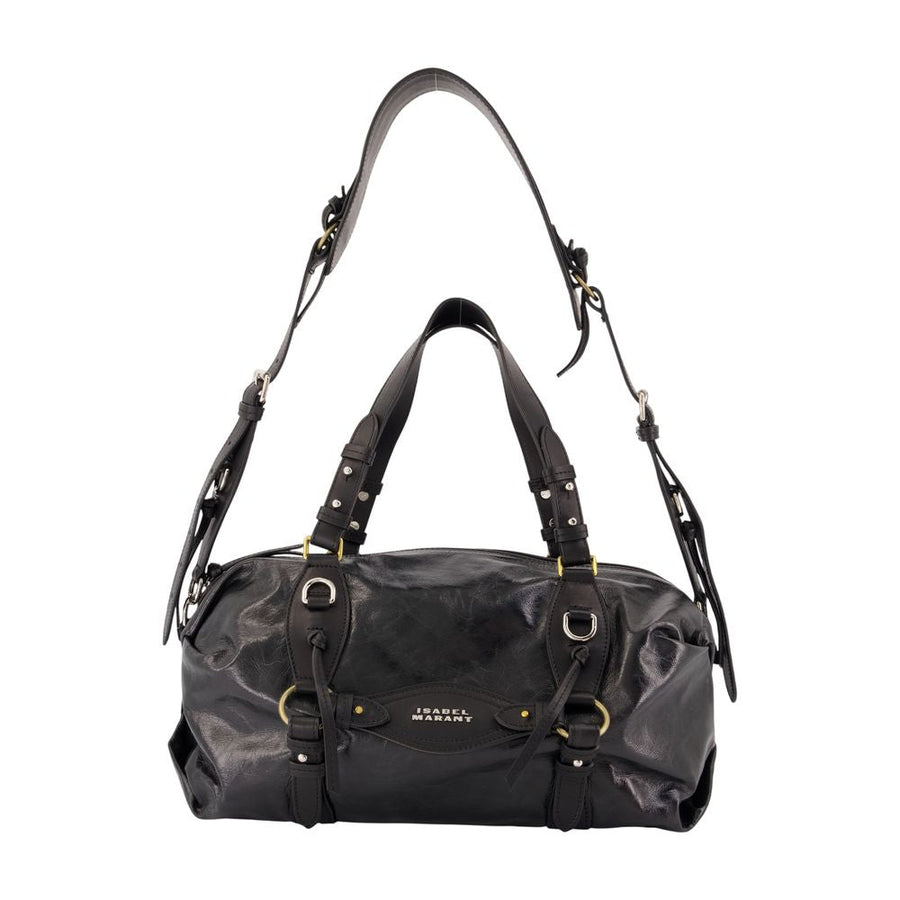 Isabel Marant Tilpa Shoulder Bag — Black Cowhide