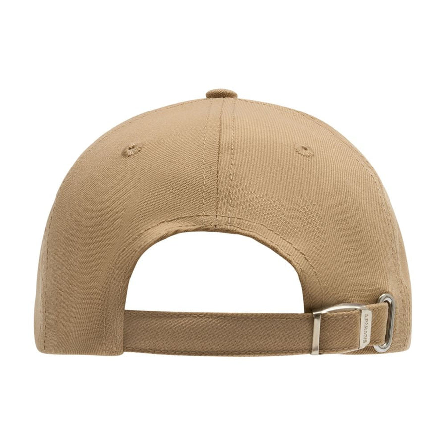 3.paradis A-003-63 Wool Logo Baseball Cap — Beige Caps