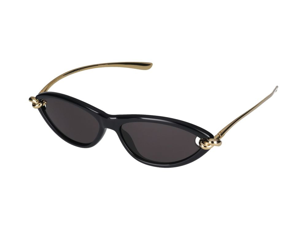 Bottega Veneta Bv1390s Sunglasses — Black Injected